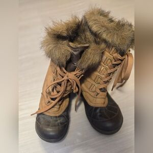 Women's Faux Fur Trim Ankle Boots